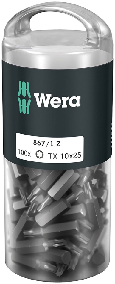 Wera 05072446001 867/1 Torx-bits DIY 10x25, 100 deler