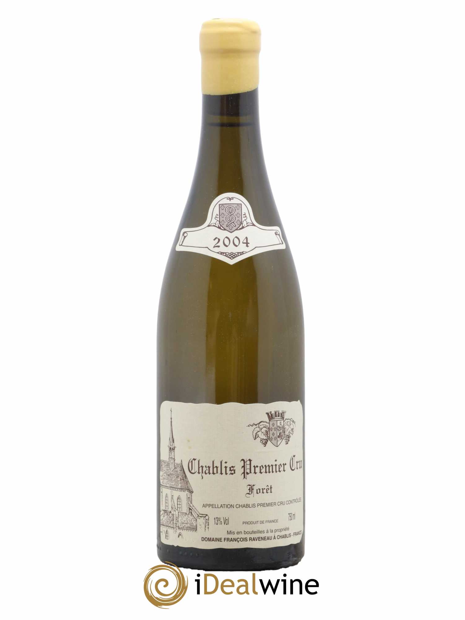Chablis 1er Cru Forêt Raveneau (Domaine)  2004 - Lot de 1 Bouteille