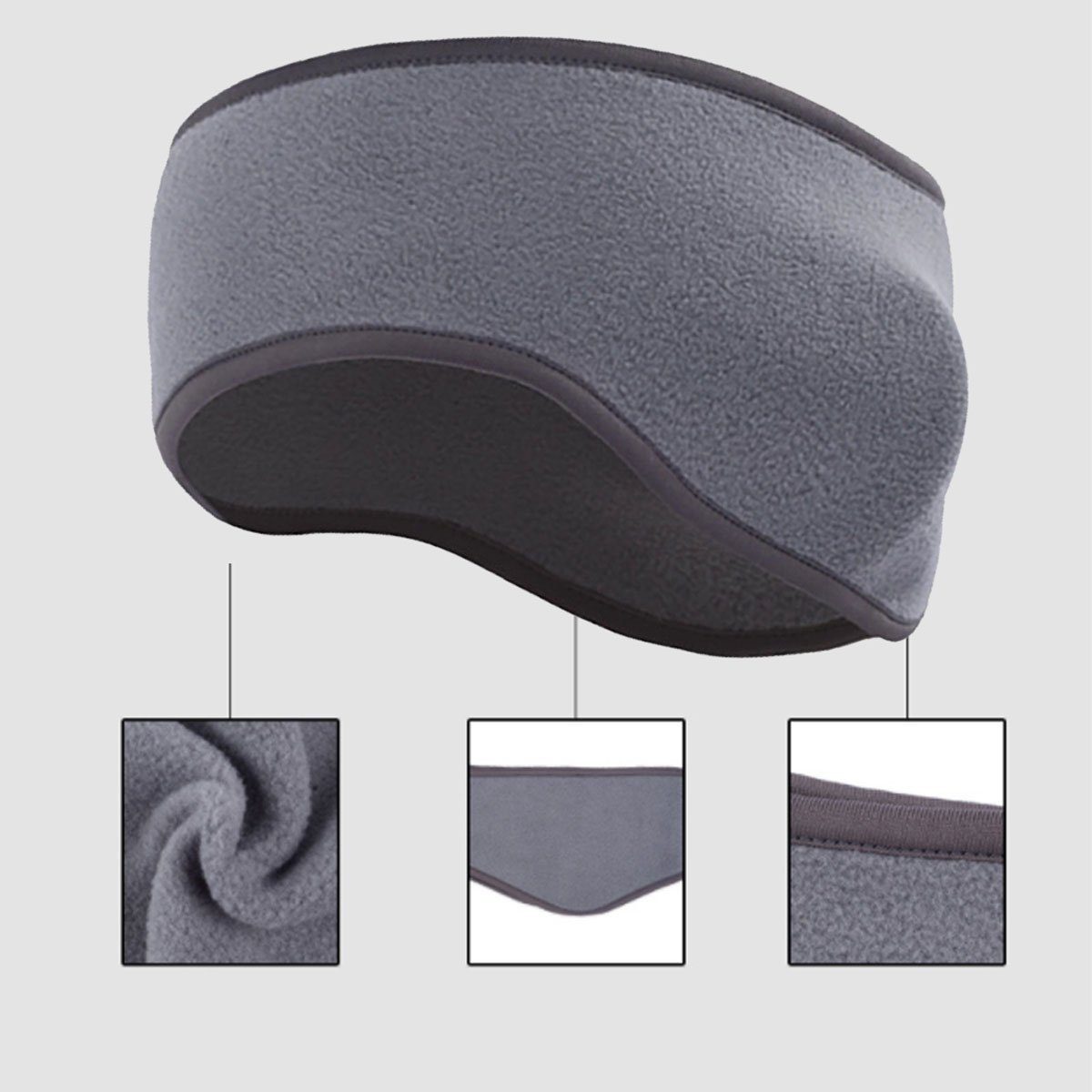 JedBesetzt Ohrenwärmer Sport Stirnband Ohrenwärmer für Damen und Herren-Herbst/Winter