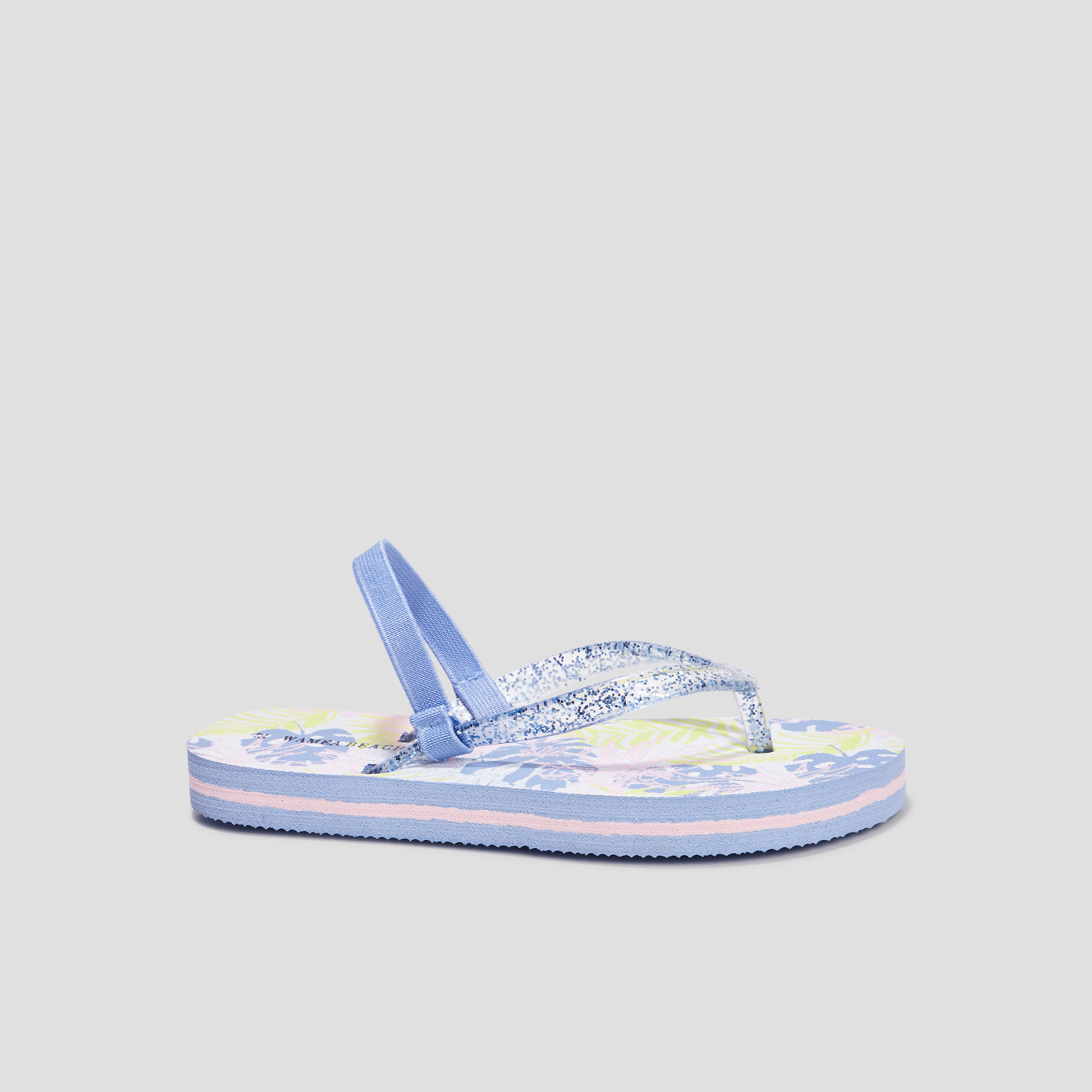 Tongs détails pailletés Wamea Beach multicolore fille | La Halle