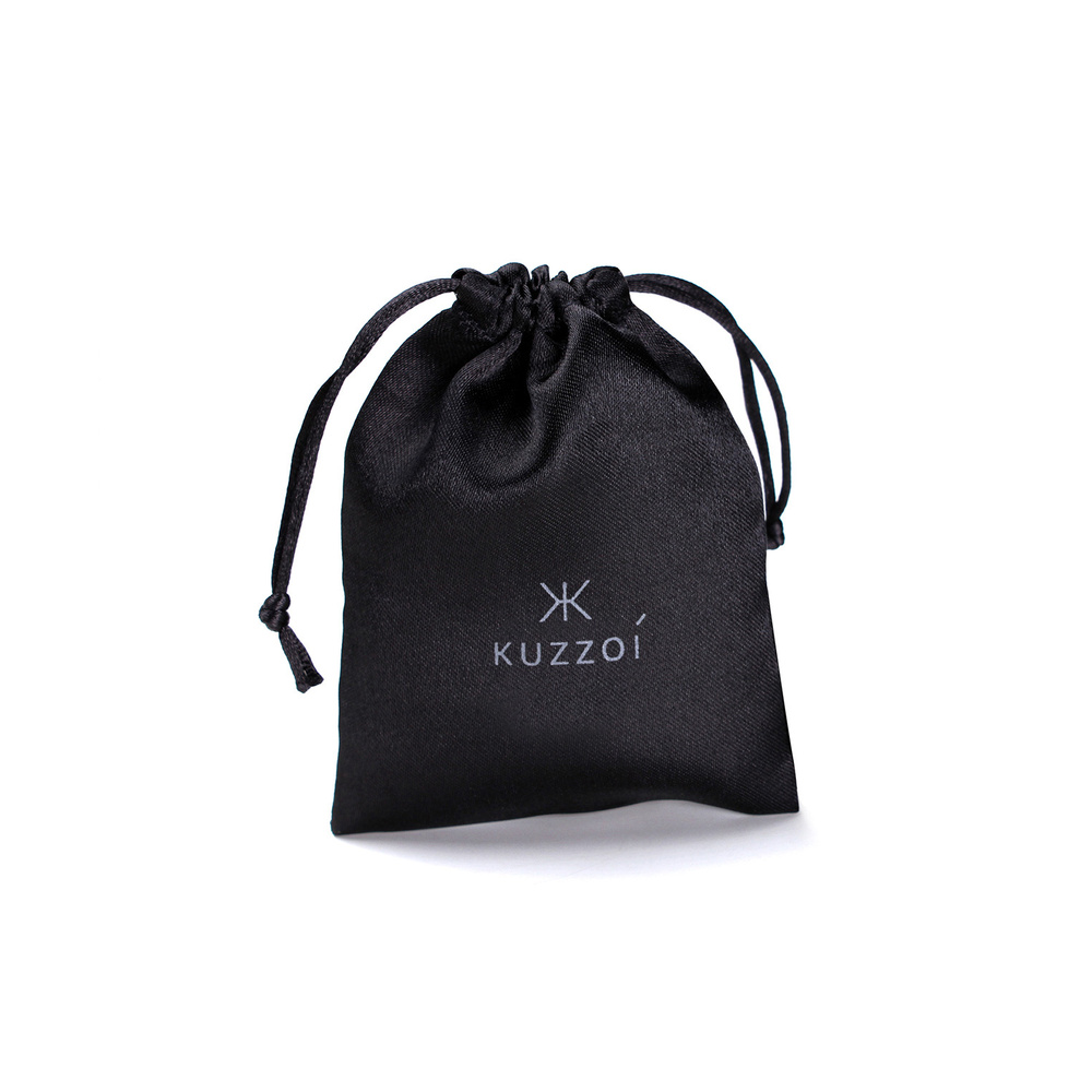 KUZZOI KUZZOI Pendentif symbole de la croix des hommes en argent sterling 927 Pendentif