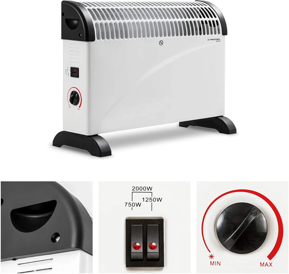 Trotec 1410000510 TCH 20 E Konvektor Kachel 2000 watt
