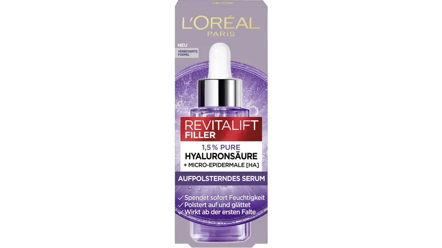 L'Oréal Paris Revitalift Filler Hyaluronsäure Serum 30 ml