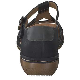 Puccetti Sandale in schwarz