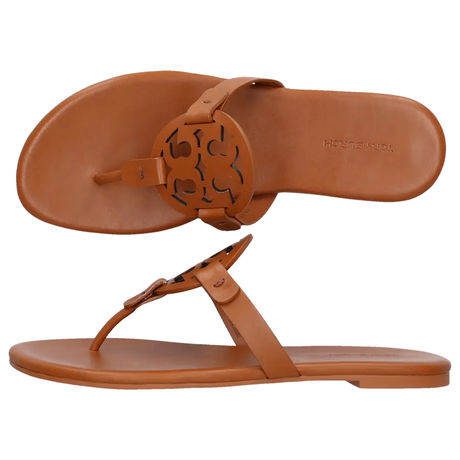 Tory Burch - Sandalen MILLER Kalbsleder - braun
