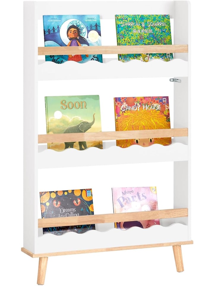 SoBuy Kinderregal in Weiß - (B)75 x (H)120 x (T)15cm günstig kaufen onesize
