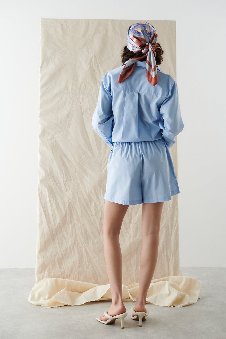 Ana poplin shorts