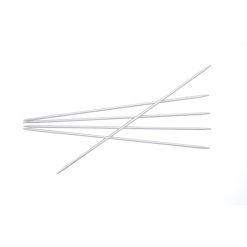 Strømpepinne 20 cm 2,5 mm aluminium silver