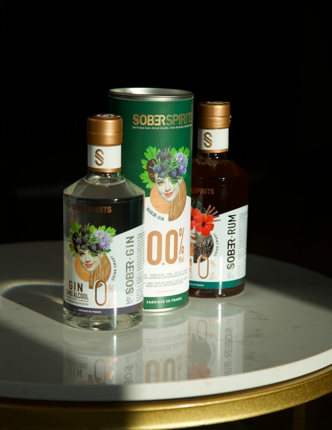 Sober Spirits : Gin sans alcool - Gueule de joie 0° |  50 cl