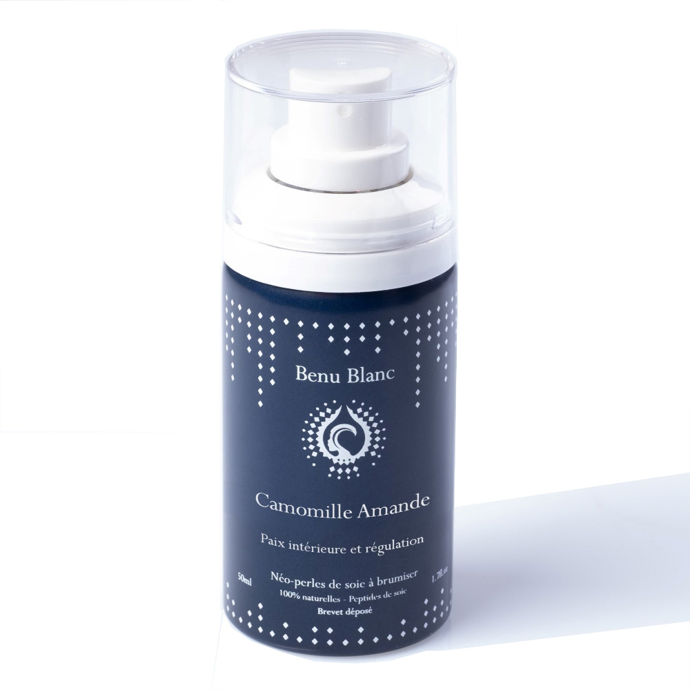 benu blanc Camomille Amande Brume de soins 100% naturelle à vaporiser sur l'oreiller
