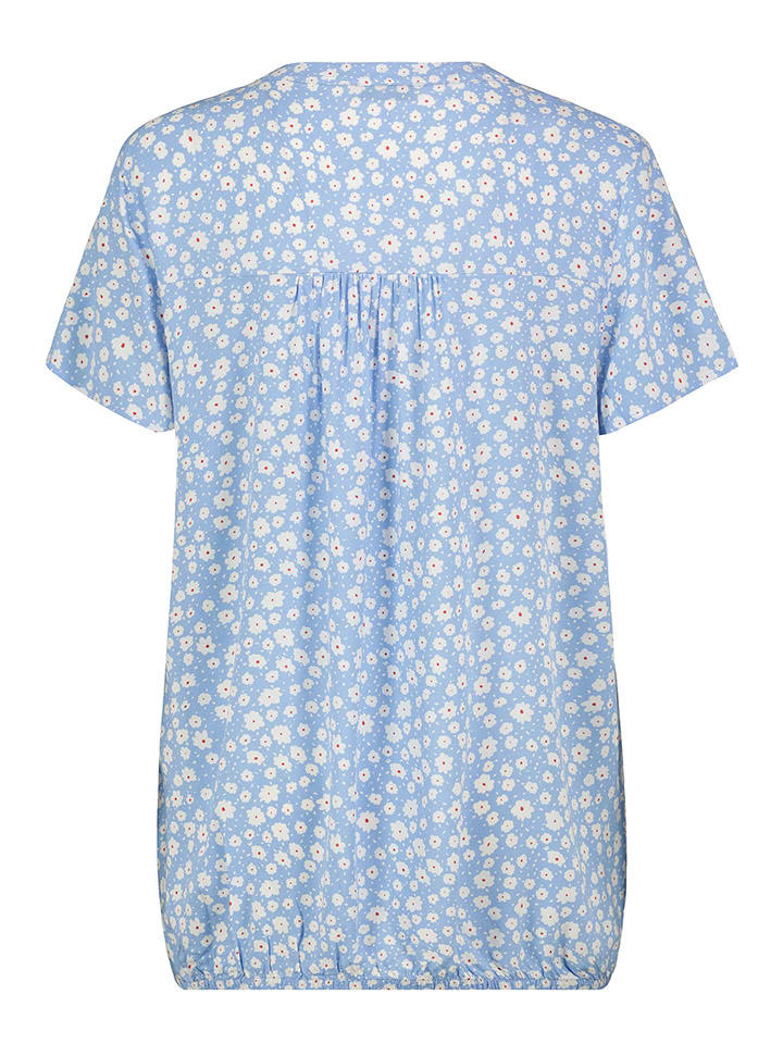 Sublevel Bluse in Hellblau/ Weiß günstig kaufen