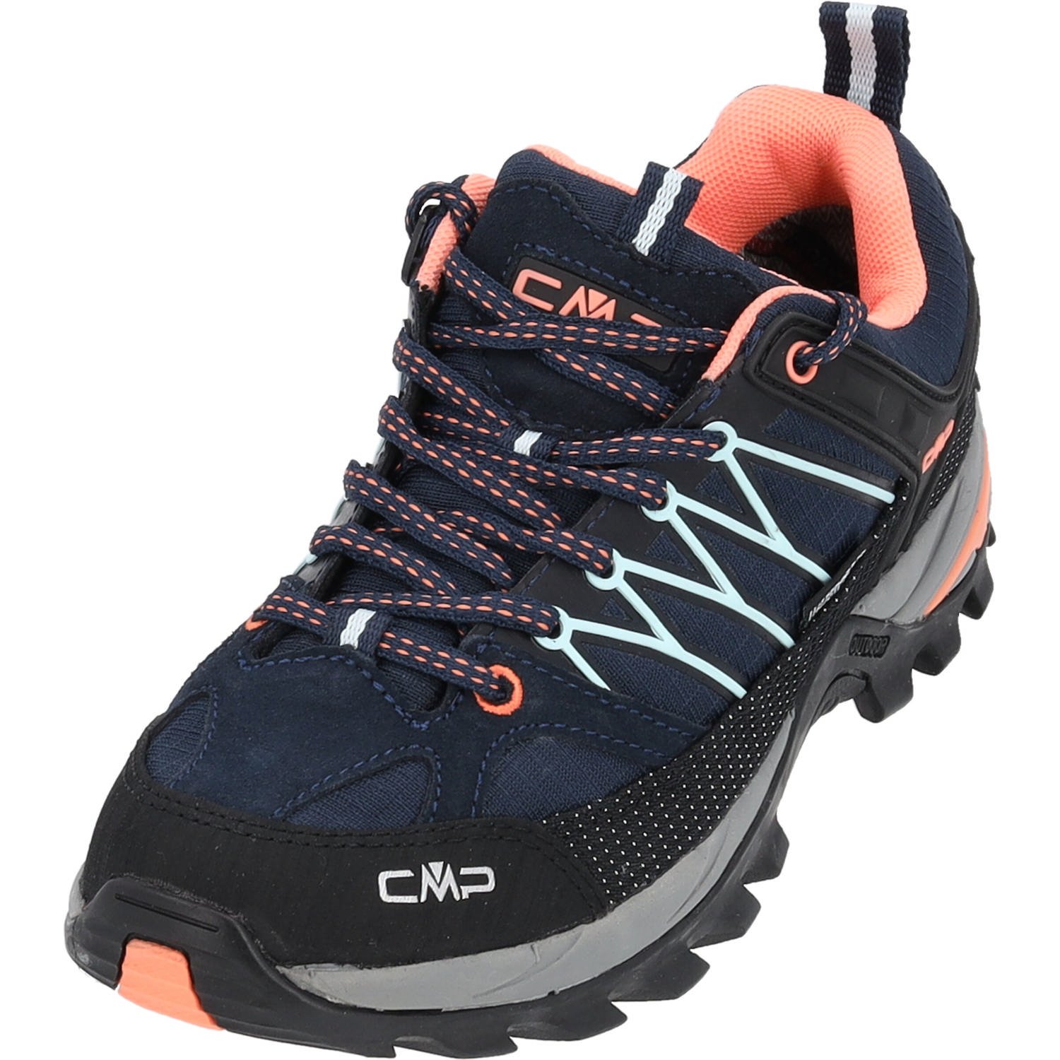 CMP Rigel 3Q54456, Trekkingschuhe, Damen, Blau (Blue-Giada-Peach)