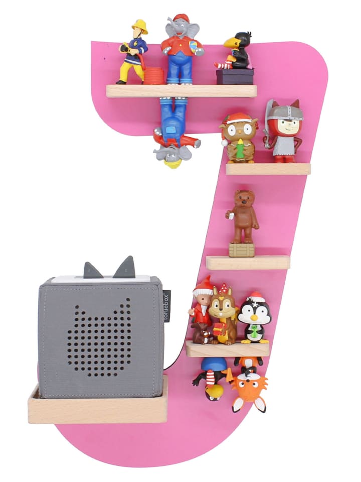 BOARTI Holz Regal Buchstabe J für Toniebox Tonies Figuren in Pink günstig kaufen onesize