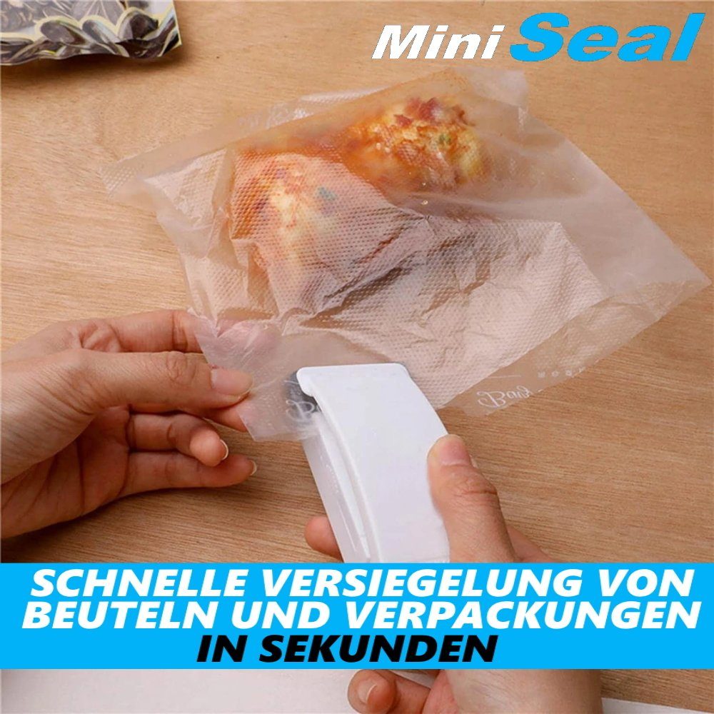 MAVURA Hand-Vakuumierer MiniSeal Mini Folienschweißgerät Vakuumierer Vakuumiergerät, Handschweißer Einschweißgerät Portabler Tüten Verschweißer [2er Set]