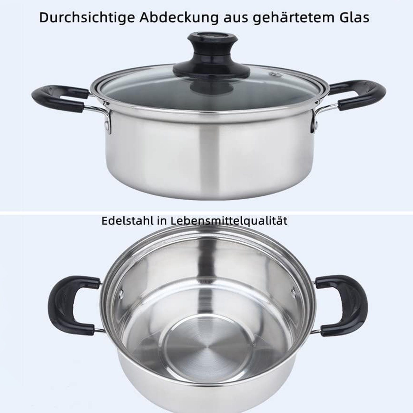 TOPMELON Gaskocher Camping-Gaskocher Spirituskocher Mit Topf, (Set, 1-St)