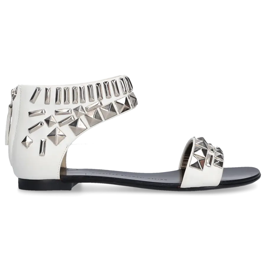 Giuseppe Zanotti - Riemchensandalen - weiß