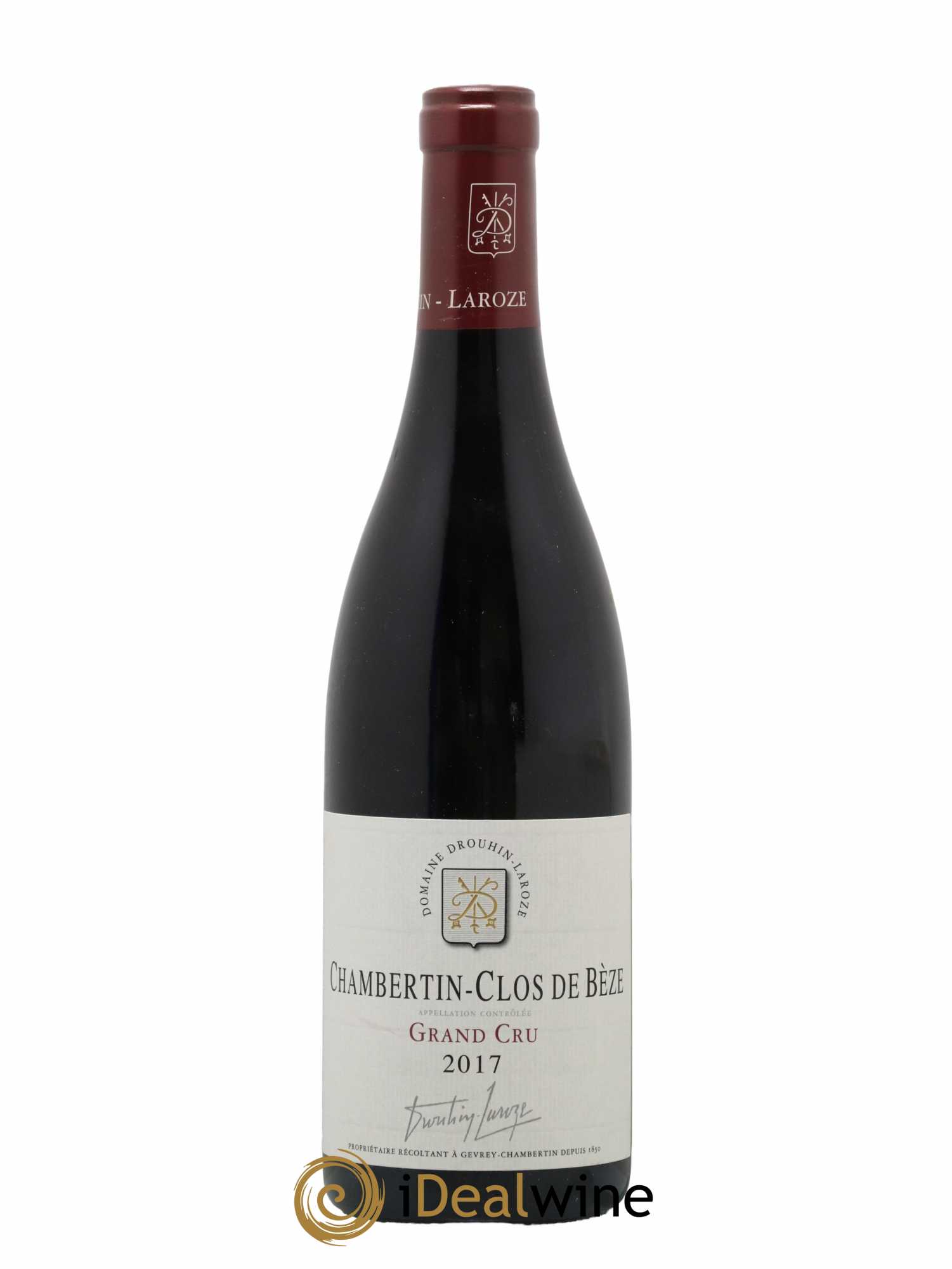 Chambertin Clos de Bèze Grand Cru Domaine Drouhin-Laroze  2017 - Lot de 1 Bouteille