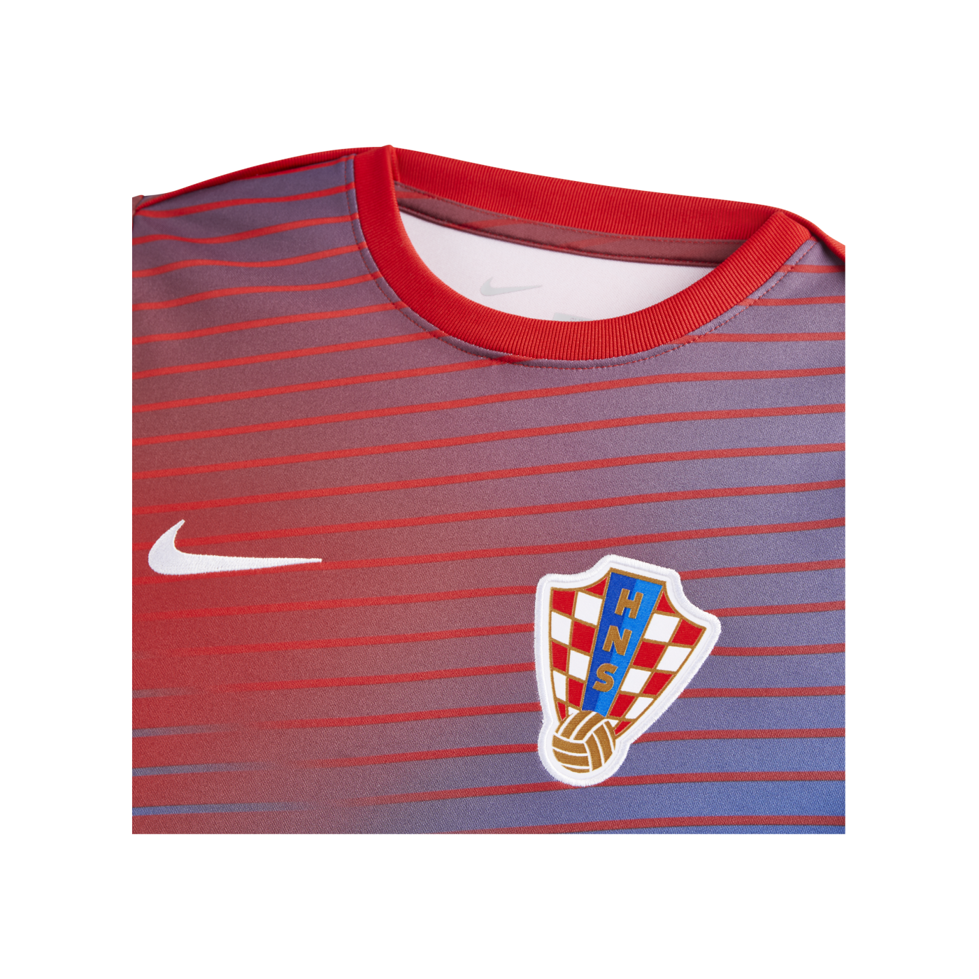 Nike Kroatien Academy Pro T-Shirt Kids Blau Weiss F455