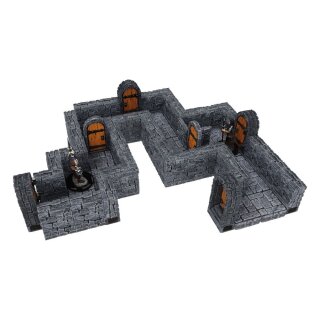 WarLock Tiles: Expansion Pack - Dungeon Straight Walls