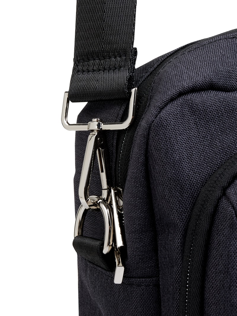 Laptoptasche mit abnehmbarem Schulterriemen in anthrazit meliert