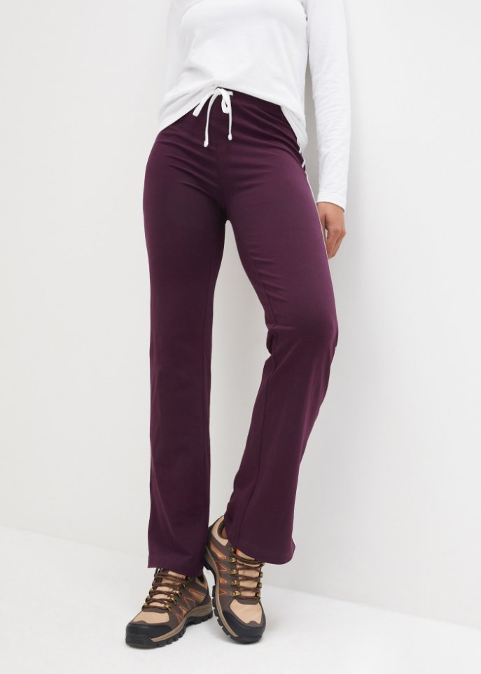 Shirthose aus Stretchmaterial im Doppelpack, gerade geschnitten