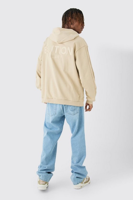 Tall Oversize Hoodie mit 1/4 Reißverschluss