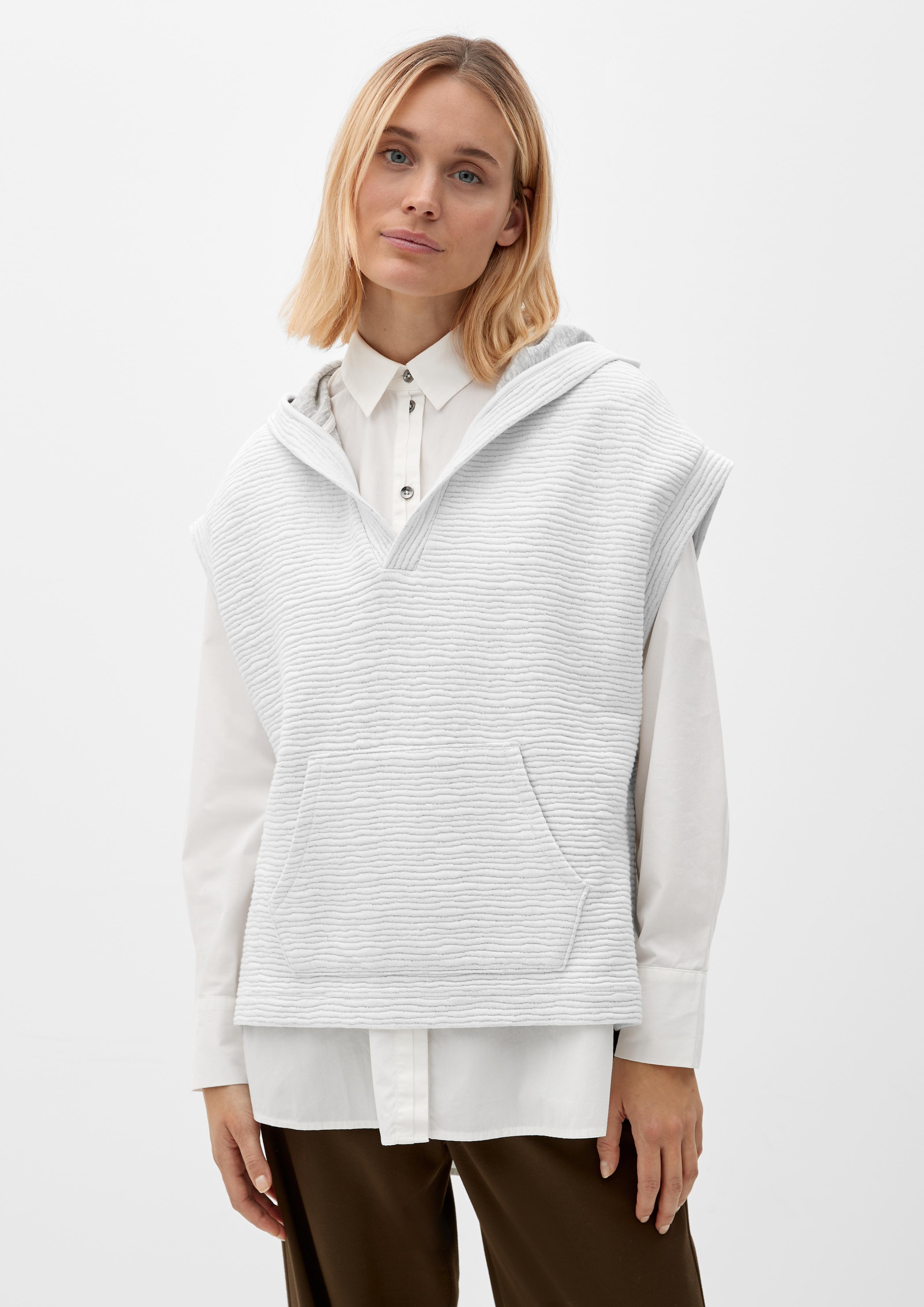 Kurzarmhoodie mit Kängurutasche  2126065-0210