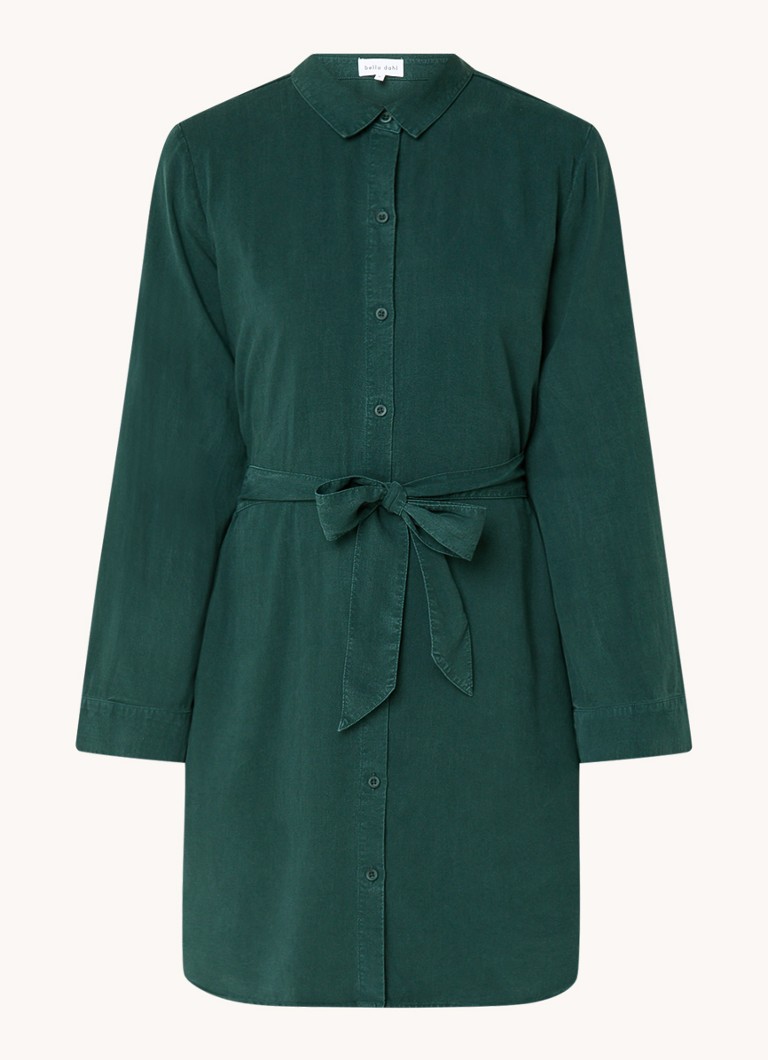 Robe-blouse courte Bella Dahl en lyocell avec ceinture à nouer