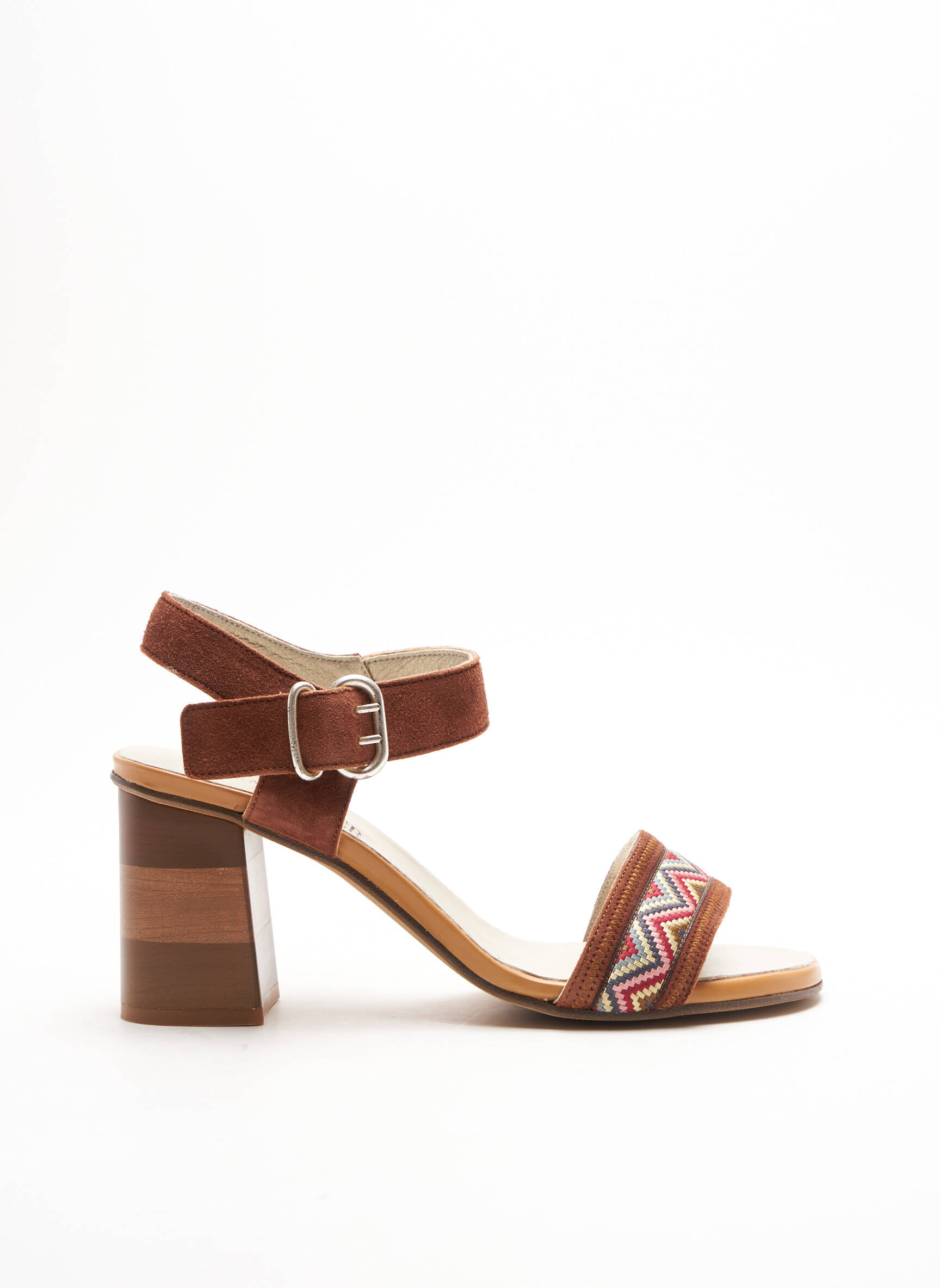 J Metayer Sandales Nu Pieds Femme couleur marron