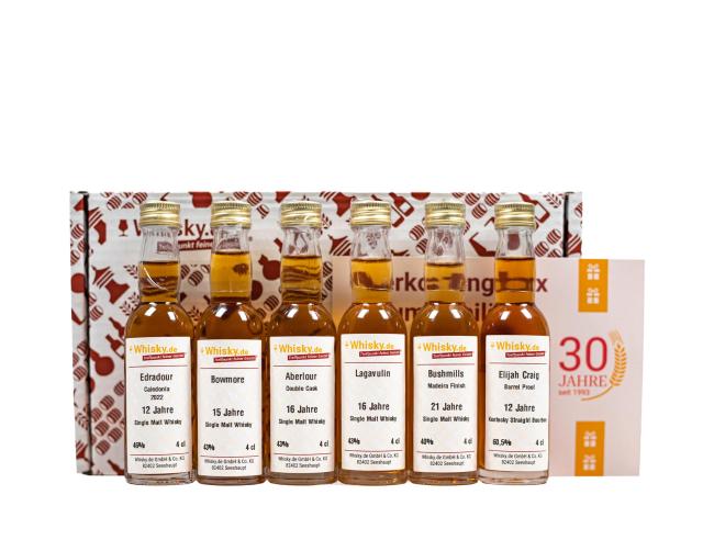 Anniversary tasting box - 30 years of Whisky.de 0,24 l·45,9 % vol