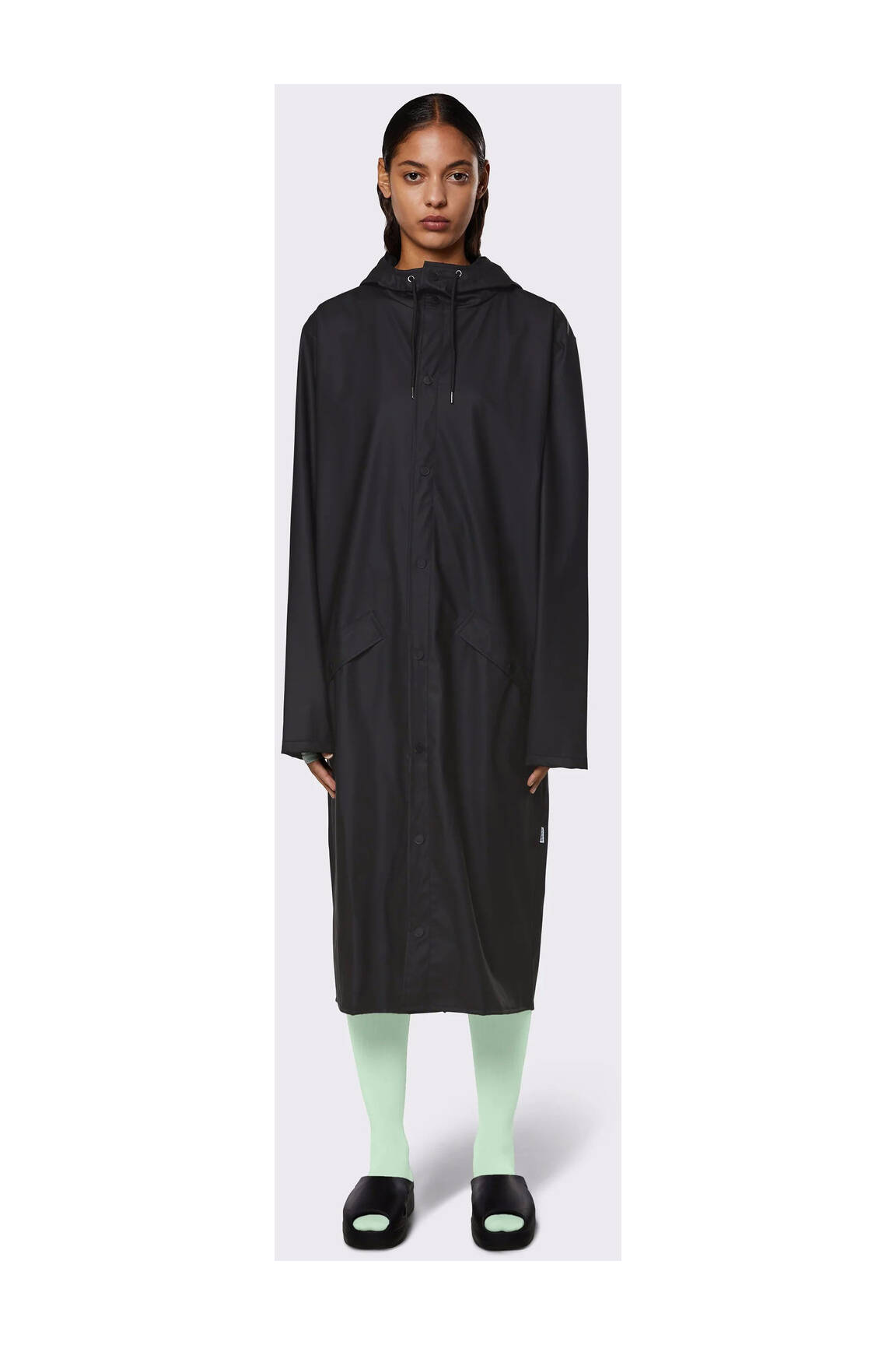 Rains Impermeables Trenchs Unisexe couleur noir