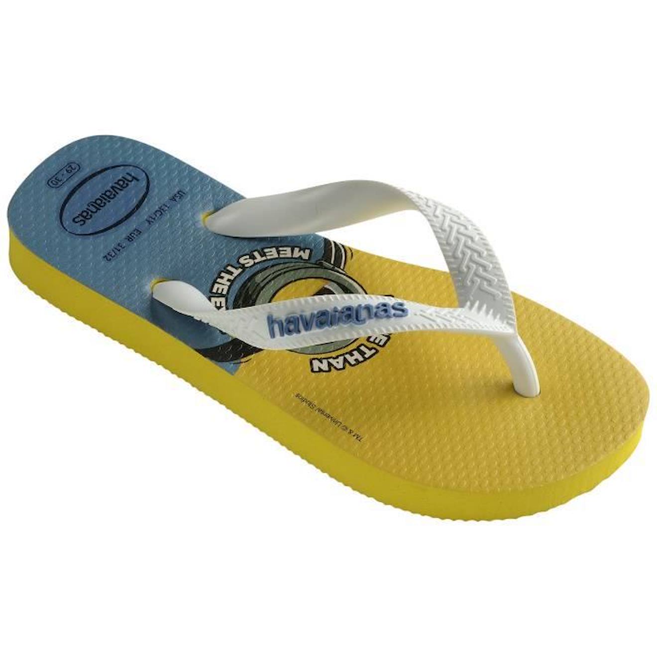 Tong Havaianas Enfant Minions jaune