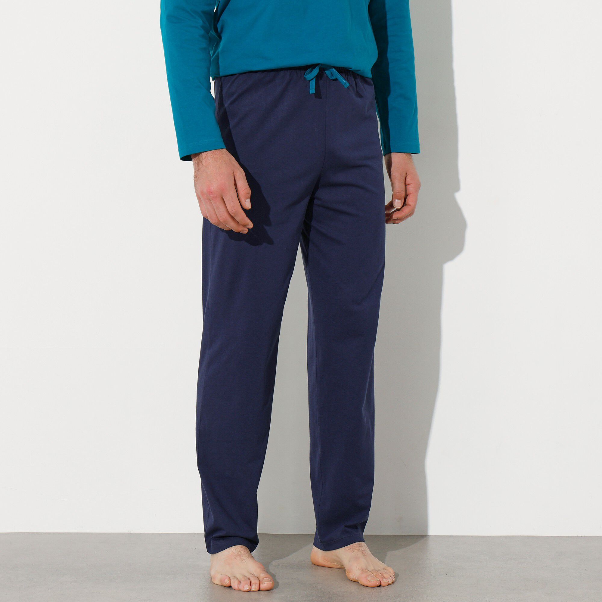 Pantalon pyjama uni marine