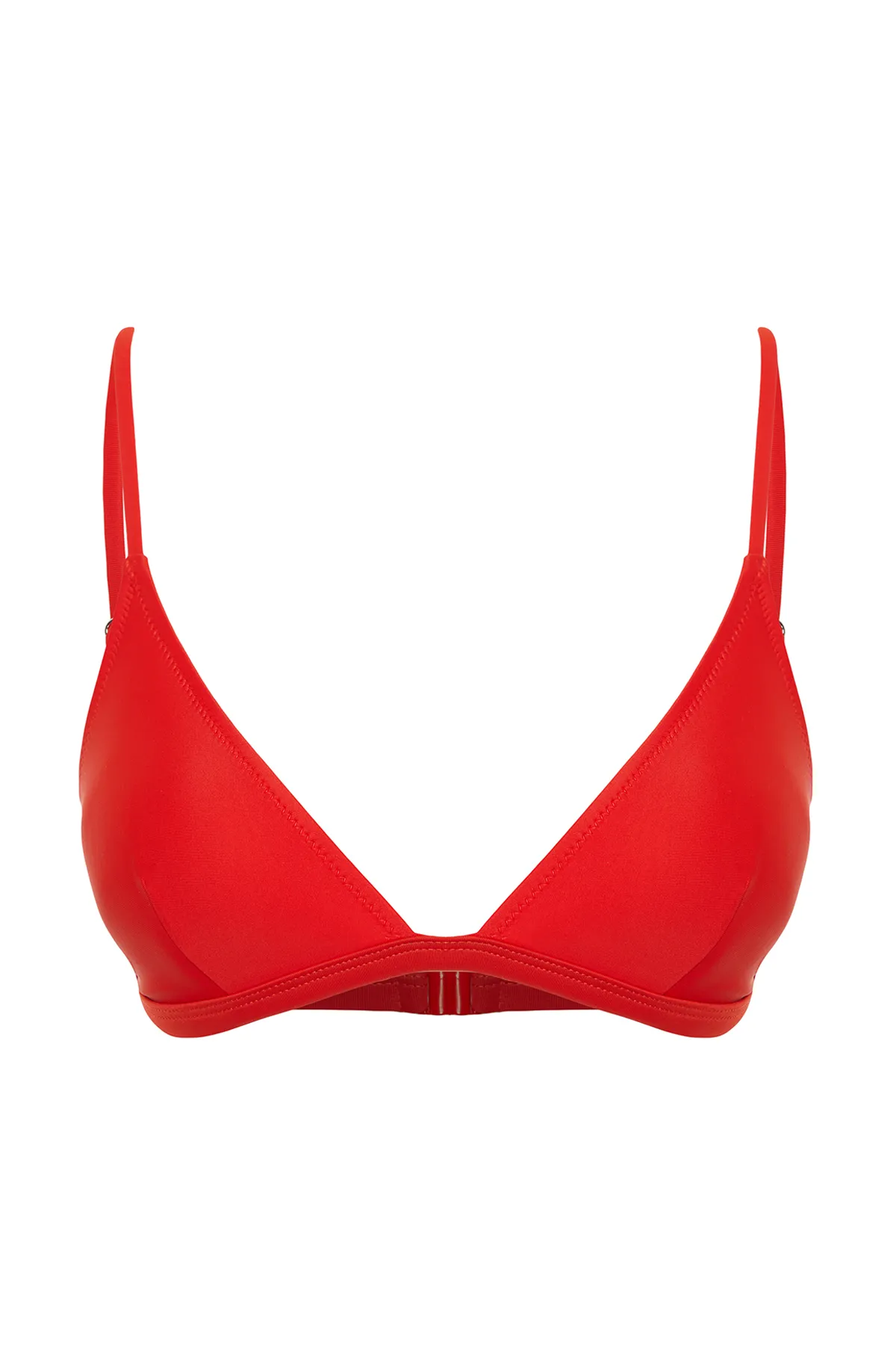 Trendyol Collection  Rotes Triangel-Bikinioberteil TBESS20BU0268