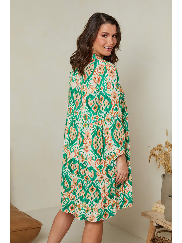 Curvy Lady Kleid in Grün günstig kaufen