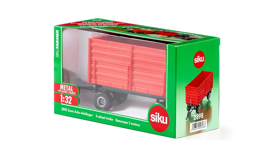 SIKU 2898 Farmer - Zwei Achs-Anhänger