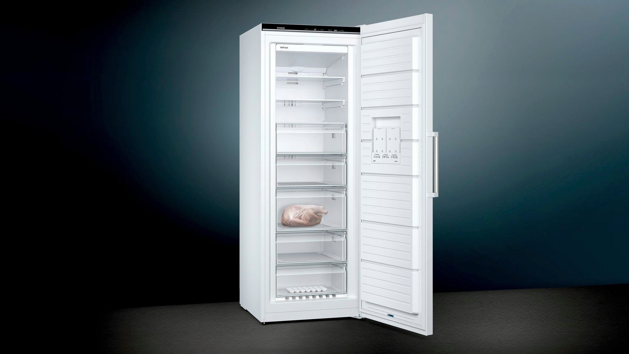 SIEMENS Gefrierschrank GS58NDWDP, 191 cm hoch, 70 cm breit