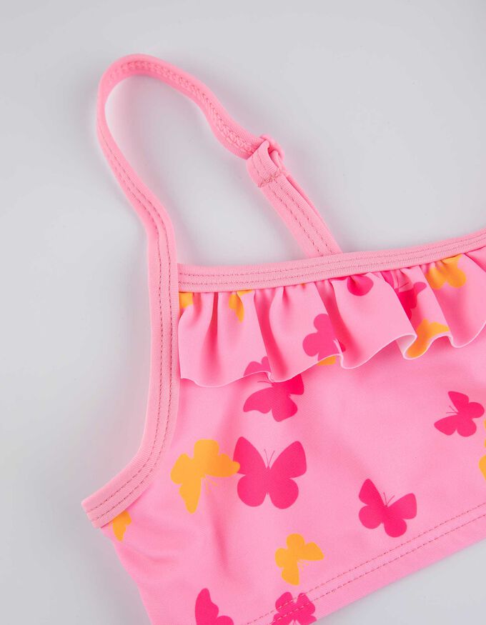 Set aus Bikinitop und Bikinislip - Volants