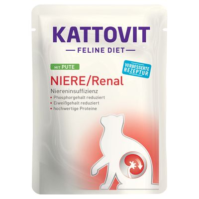 Sparpaket Kattovit Niere/Renal Pouches 24 x 85 g
