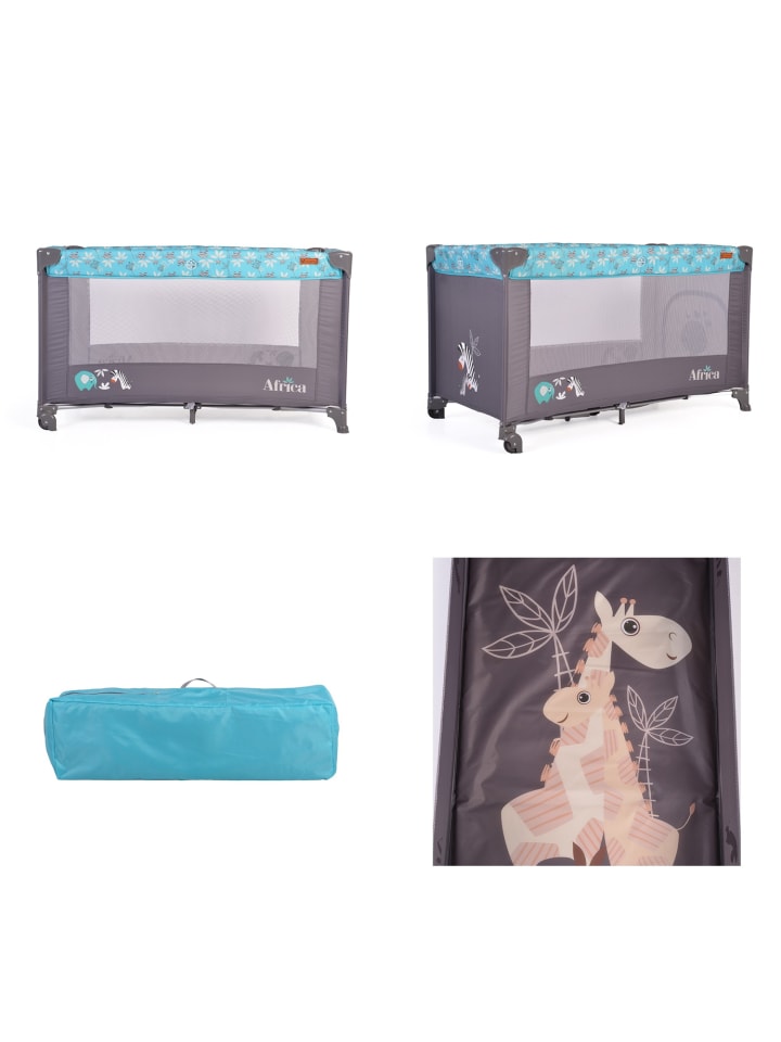 Cangaroo Reisebett Africa in grün günstig kaufen 60x120 cm