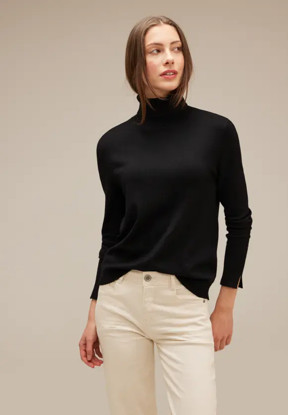 Street One Basic Rollkragenpullover