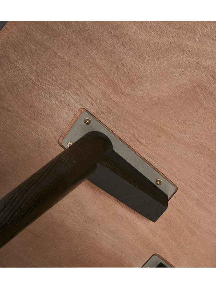 KADIMA DESIGN Runder Esstisch aus schwarzem Eschenholz | Zeitloses Design in Schwarz günstig kaufen onesize