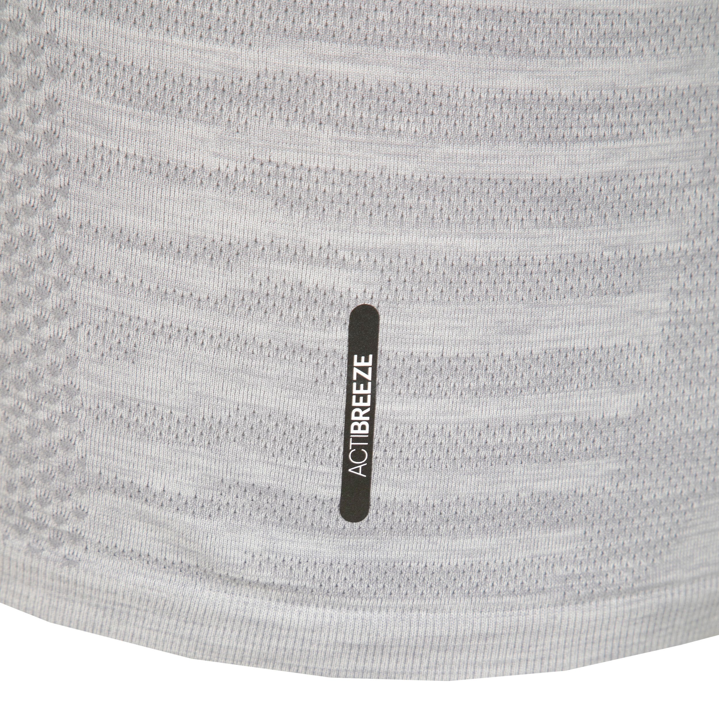Seamless Lauftop Damen - Weiß, Grau