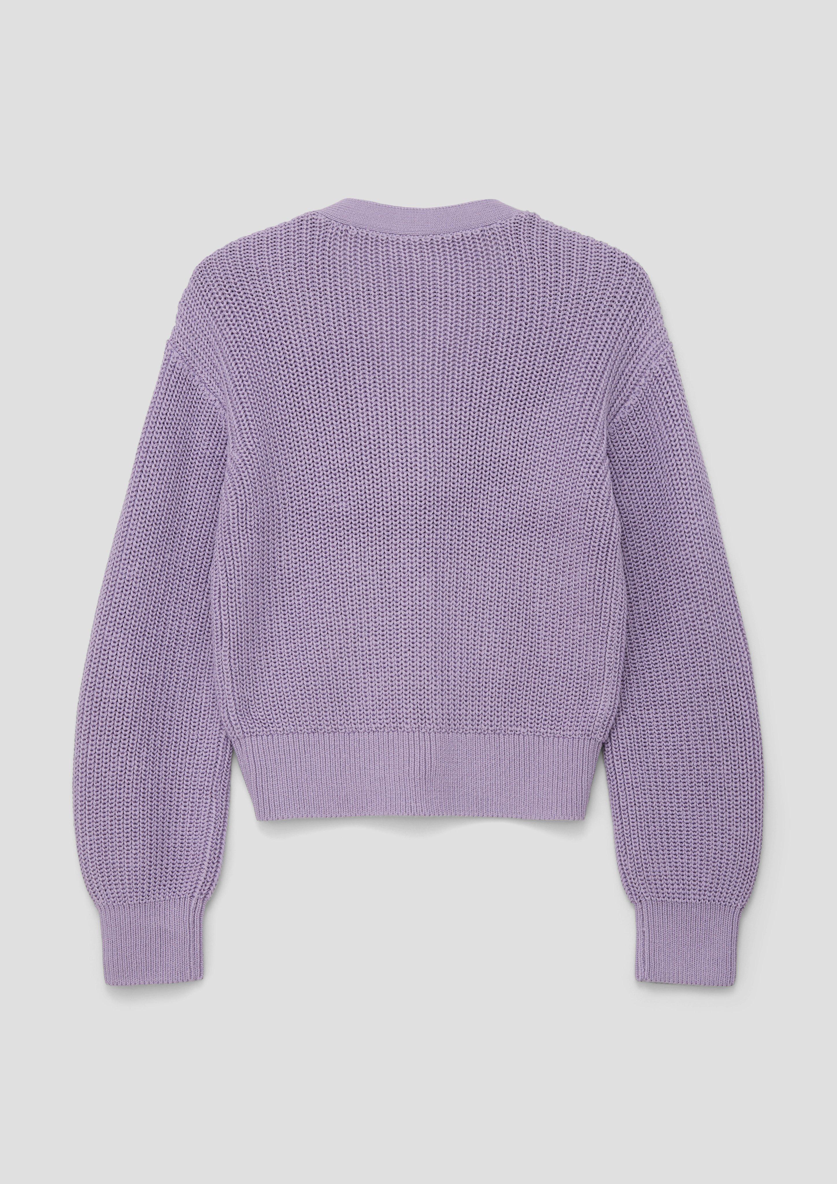 Strickjacke mit V-Ausschnitt  2142444-4704