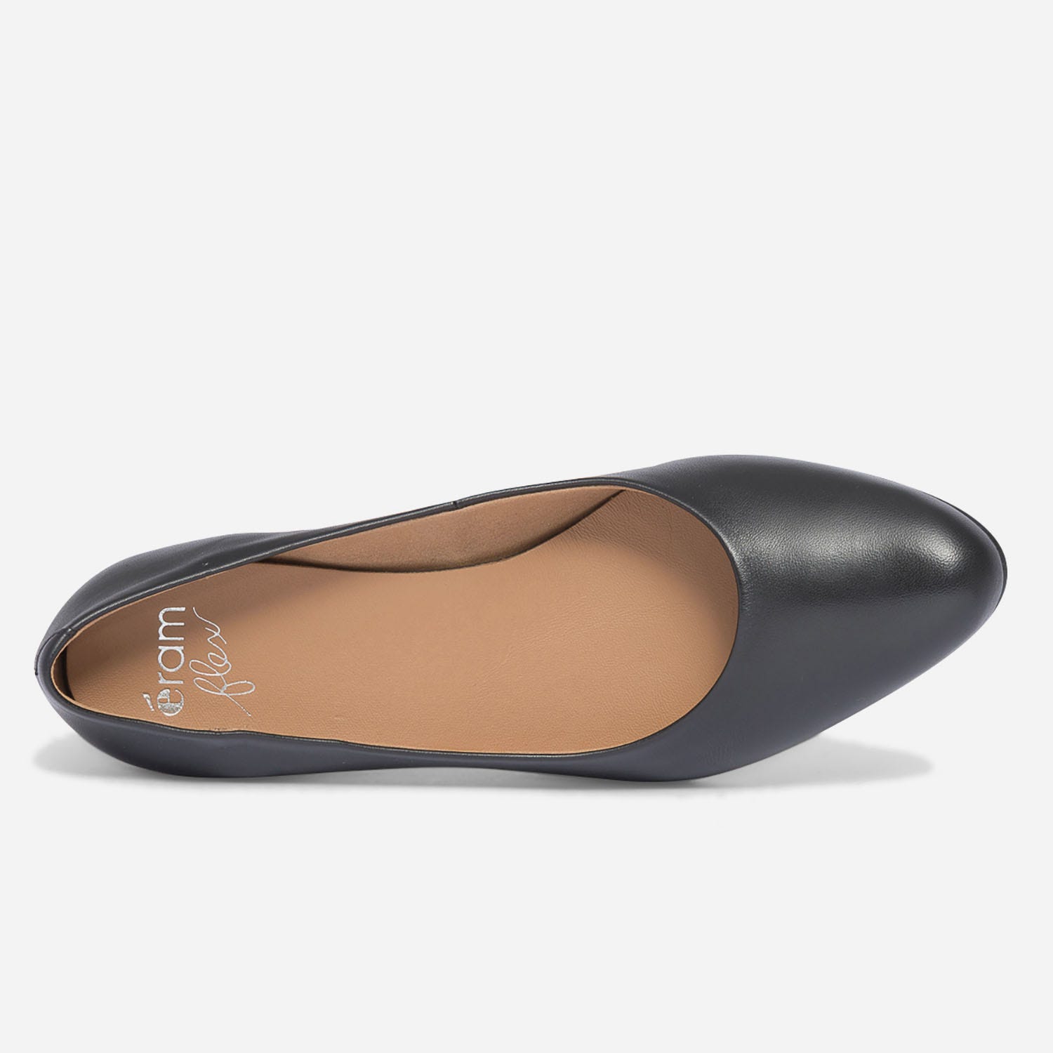 Escarpin ERAM FLEX noir en cuir