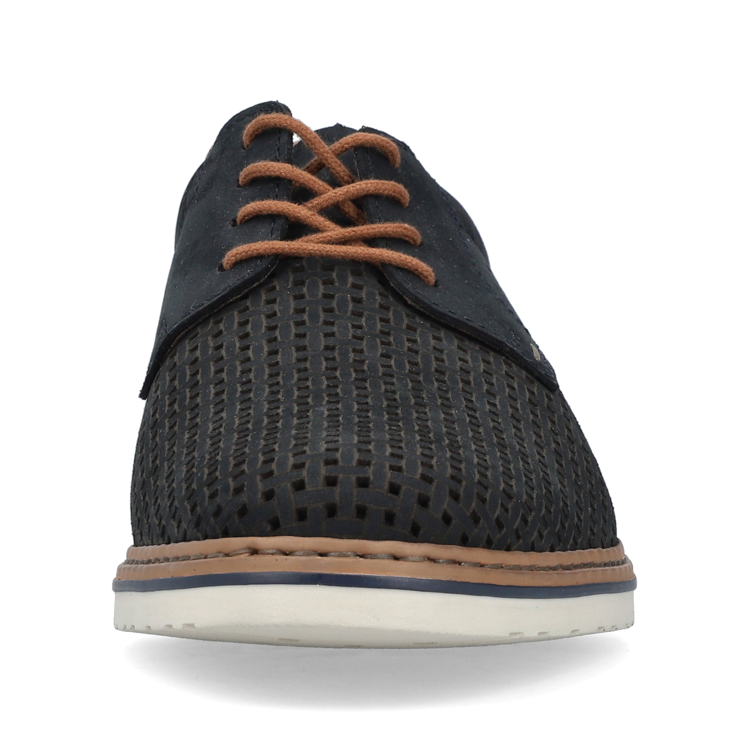 Rieker Herren Schnürschuhe stahlblau