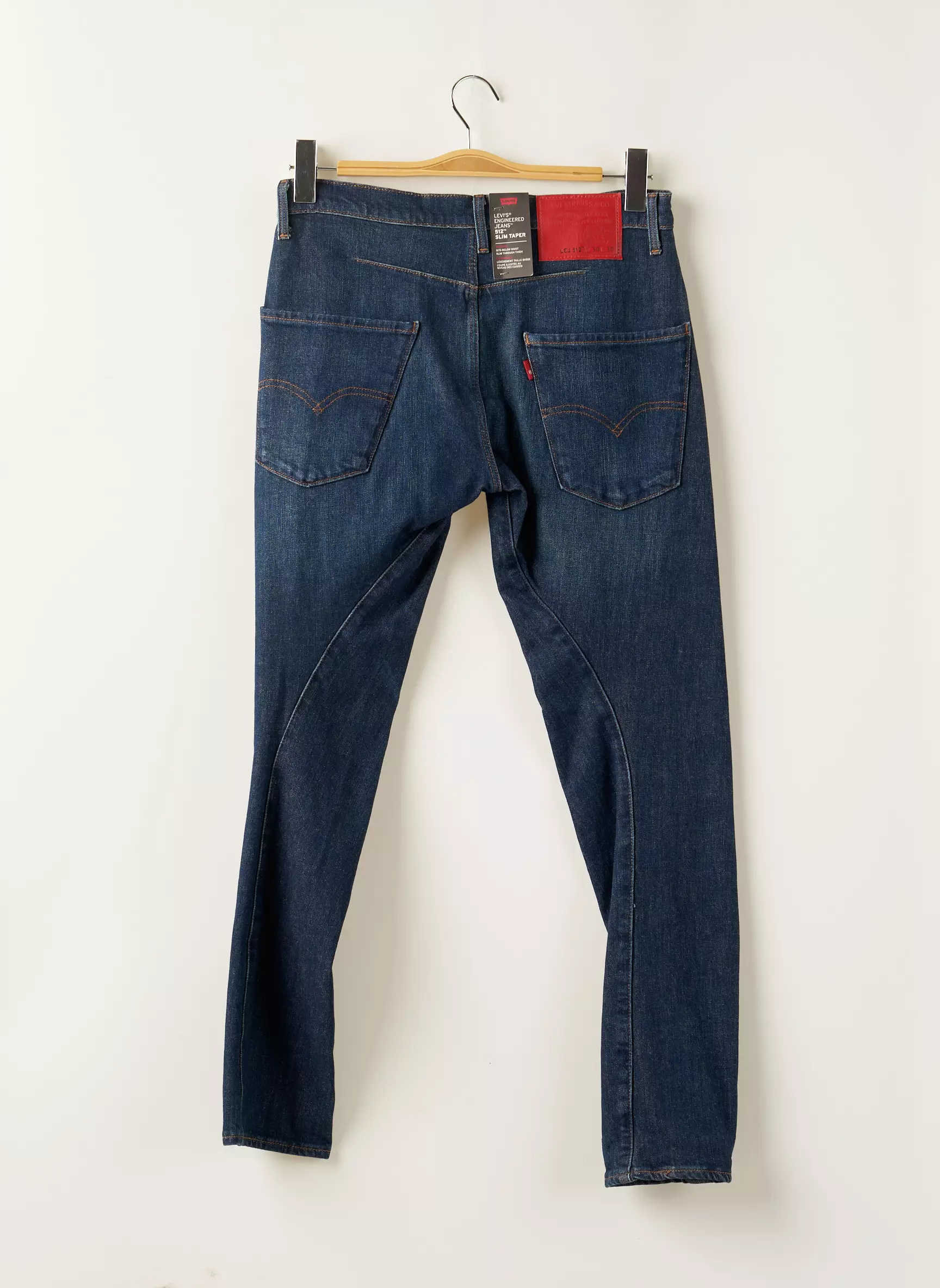 Levis Jeans Coupe Slim Homme couleur bleu