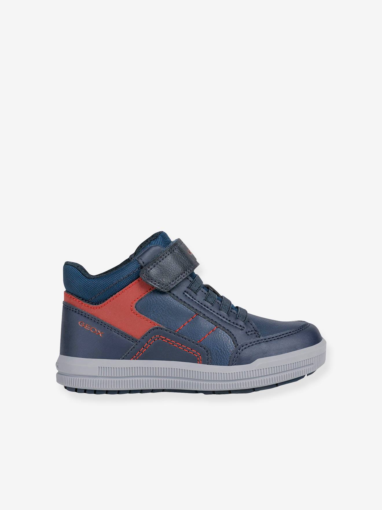 Baskets MID garçon J Arzach Boy GEOX® marine rouge