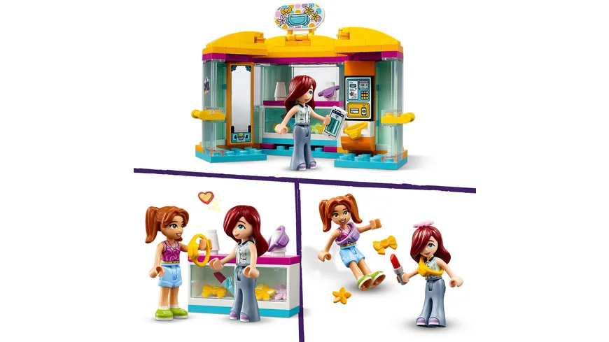 LEGO Friends 42608 Mini-Boutique, Spielzeug-Laden für Mädchen und Jungen