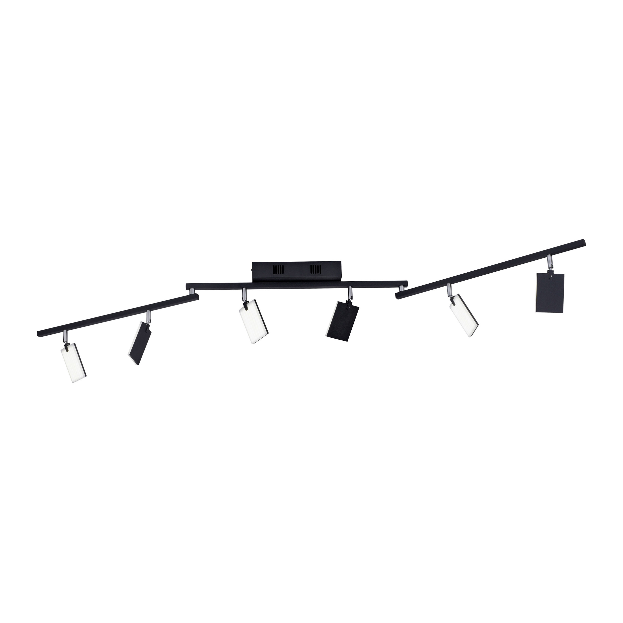 PURELED-Deckenleuchte 6flg